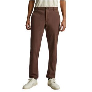 NWT Everlane Performance Chino Athletic Fit Pant 40 x 34 Uniform Chocolate Brown